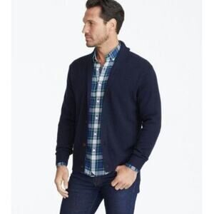 Men's UNTUCKit Costa Buttoned Sweater Cardigan in Navy